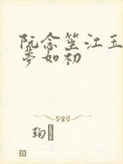 阮念笙江玉楼回梦如初