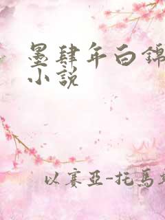 墨肆年白锦瑟 小说