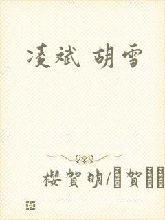 凌斌 胡雪