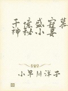 千亿盛宠慕少的神秘小妻