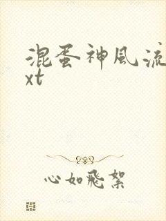 混蛋神风流史txt