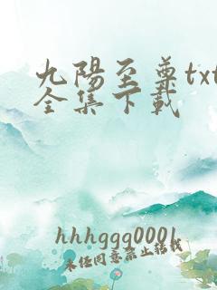 九阳至尊txt全集下载