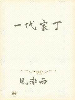 一代家丁