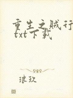 重生之贼行天下 txt下载