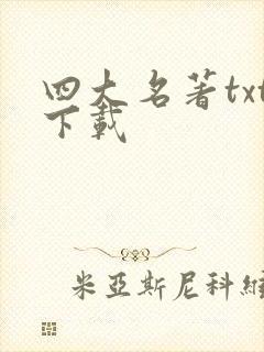 四大名著txt下载