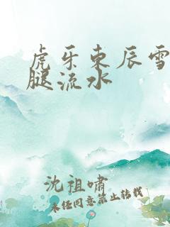 虎牙东辰雪见抖腿流水