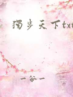 独步天下txt