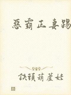 恶霸正妻踢娇妾