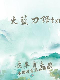 火蓝刀锋txt
