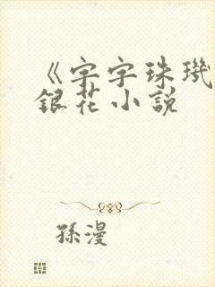 《字字珠玑》金银花小说