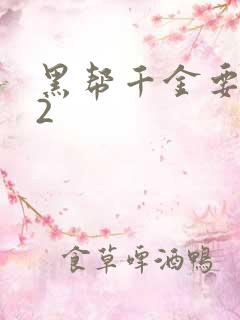 黑帮千金要结婚2