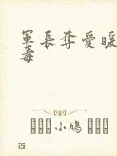 军长夺爱暖妻有毒