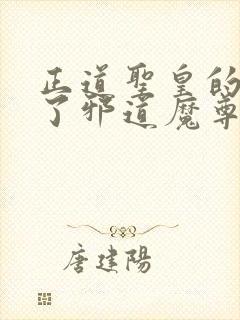 正道圣皇的我娶了邪道魔尊 小说