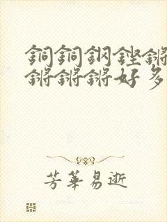 铜铜钢铿锵锵锵锵锵锵好多少阅读