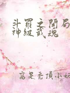 斗罗之开局签到神级武魂