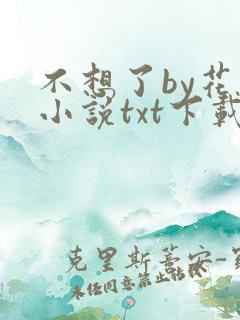 不想了by花卷小说txt下载