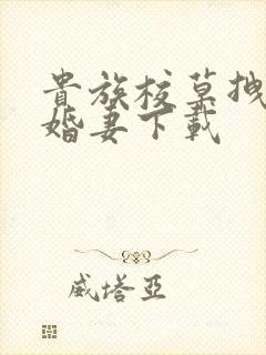 贵族校草拽拽未婚妻下载