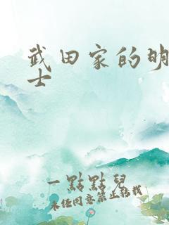 武田家的明国武士