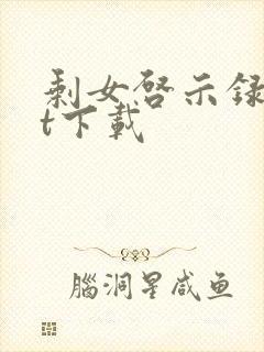 剩女启示录txt下载