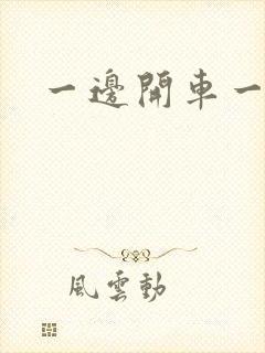 一边开车一边做