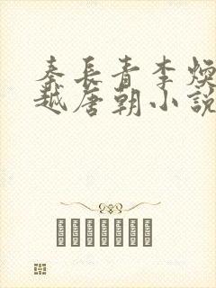 秦长青李焕儿穿越唐朝小说笔趣阁