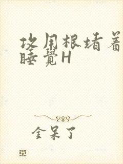 攻用根堵着小受睡觉H