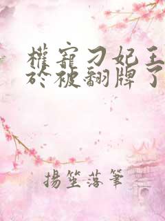 权宠刁妃王爷终于被翻牌了