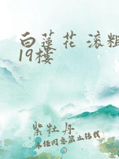 白莲花 滚粗 19楼