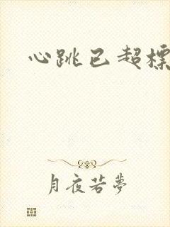 心跳已超标小说