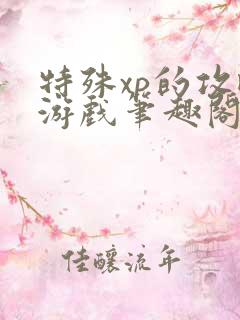 特殊xp的攻略游戏笔趣阁