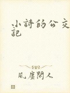 小诗的公交车日记