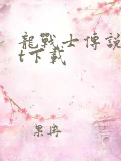 龙战士传说txt下载