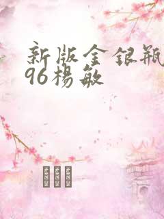 新版金银瓶1996杨敏