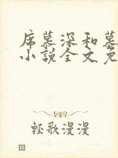 席慕深和慕清泠小说全文免费阅读