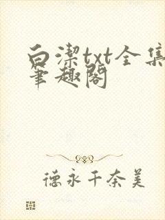 白洁txt全集笔趣阁