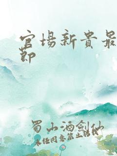 官场新贵最新章节