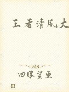 王者清风大结局