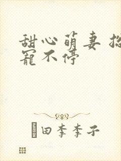 甜心萌妻 总裁宠不停