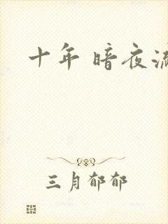 十年 暗夜流光
