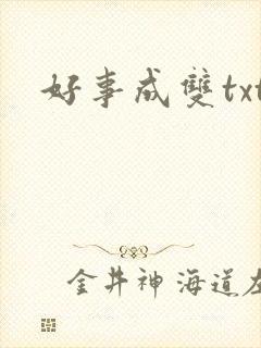 好事成双txt