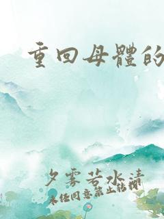 重回母体的温暖