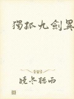 独孤九剑异世录