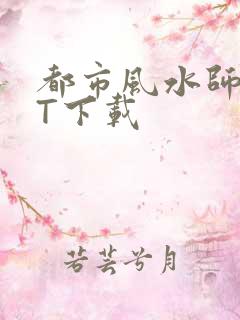 都市风水师TXT下载