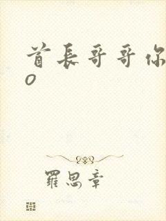 首长哥哥你好po