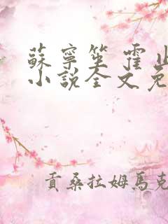 苏宁笙 霍止行小说全文免费阅读