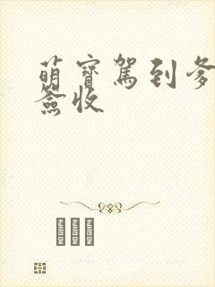 萌宝驾到爹地请签收