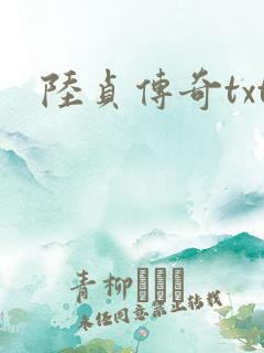 陆贞传奇txt