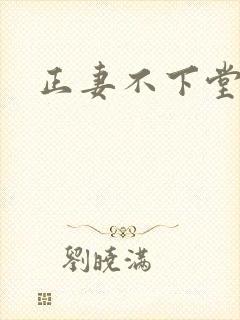 正妻不下堂