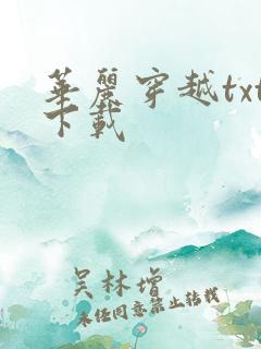 华丽穿越txt下载