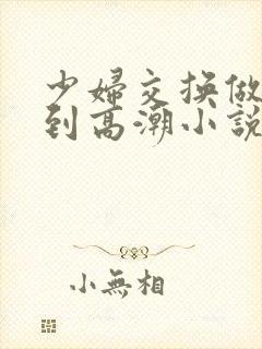 少妇交换做爰做到高潮小说